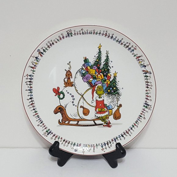 Williams Sonoma Dining New Williams Sonoma Set Of 4 Grinch Plates 9